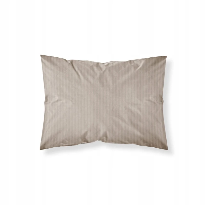 Pościel GŁADKA ADAMASZEK kołdra 140cmx200cm+1x poduszka 70cmx80cm TAUPE