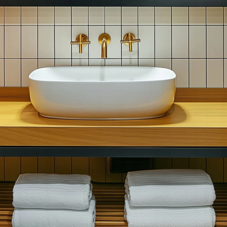 Ręcznik HOTELOWY 100 % BAWEŁNA 50cm x 100cm BIAŁY