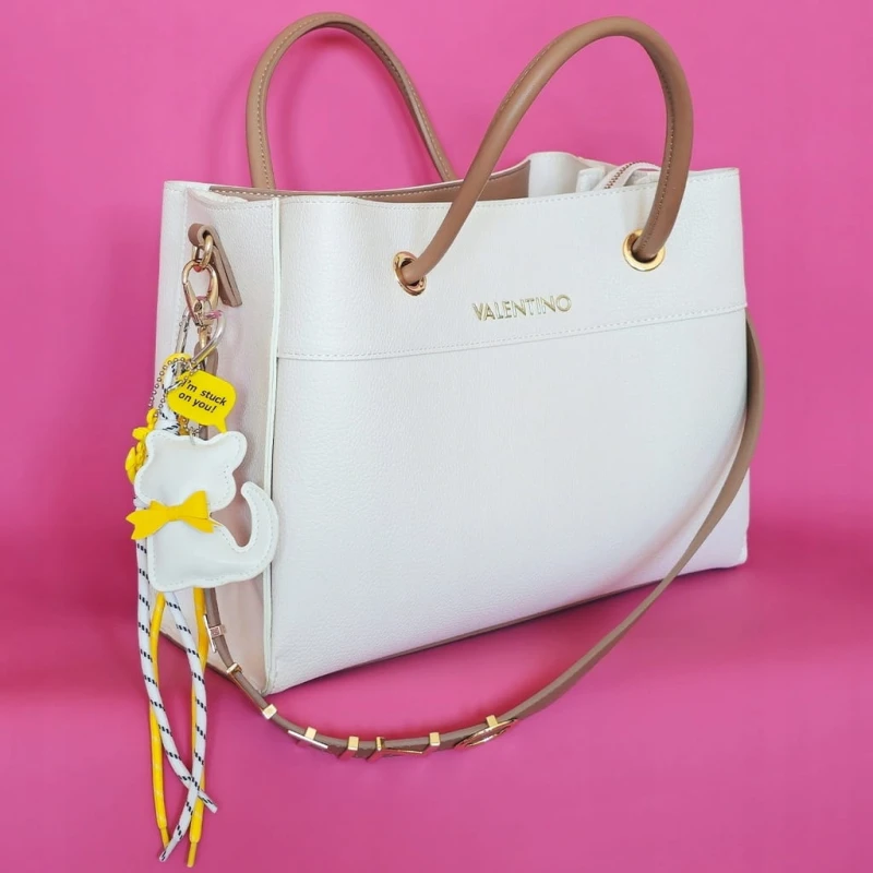 Brelok Kot YVON K97848 | Trendy Dodatek na Co Dzień I Biały