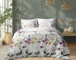 Pościel Bawełniana 140x200 + 1x70x80 Komplet 2cz 100% Bawełna