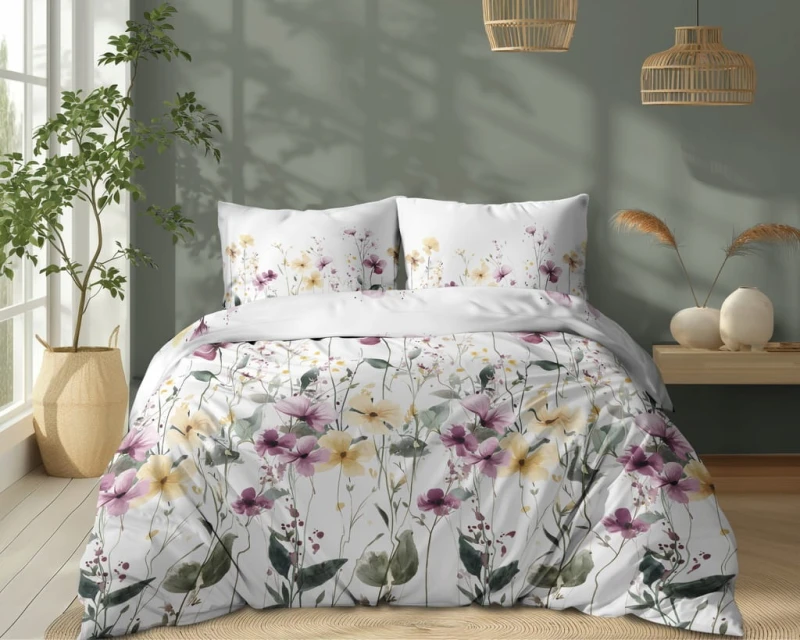 Pościel Bawełniana 140x200 + 1x70x80 Komplet 2cz 100% Bawełna