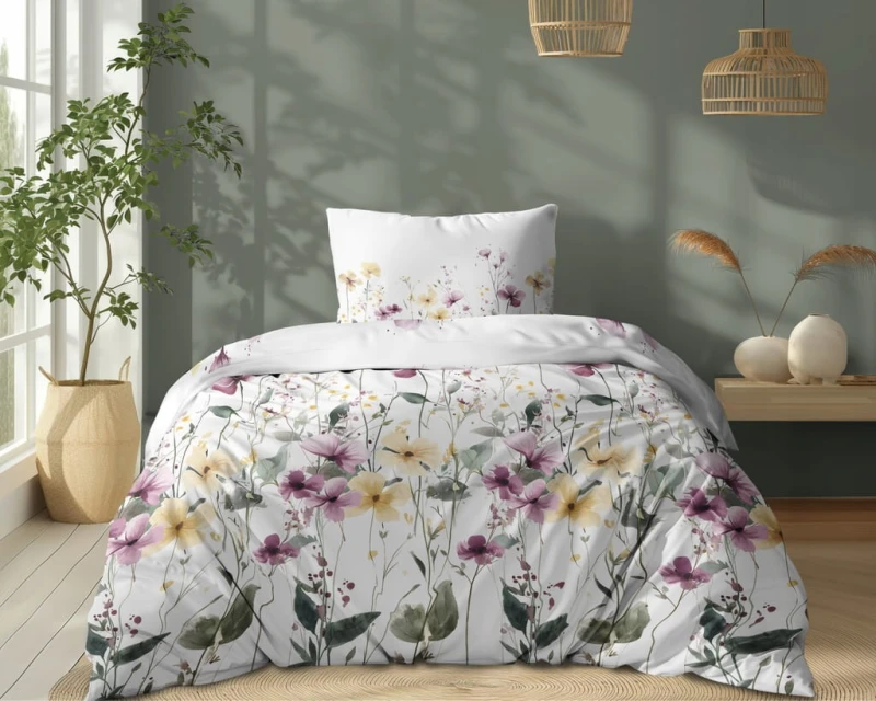 Pościel Bawełniana 140x200 + 1x70x80 Komplet 2cz 100% Bawełna