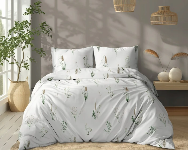 Pościel Bawełniana 160x200 + 2x70x80 Komplet 3cz 100% Bawełna