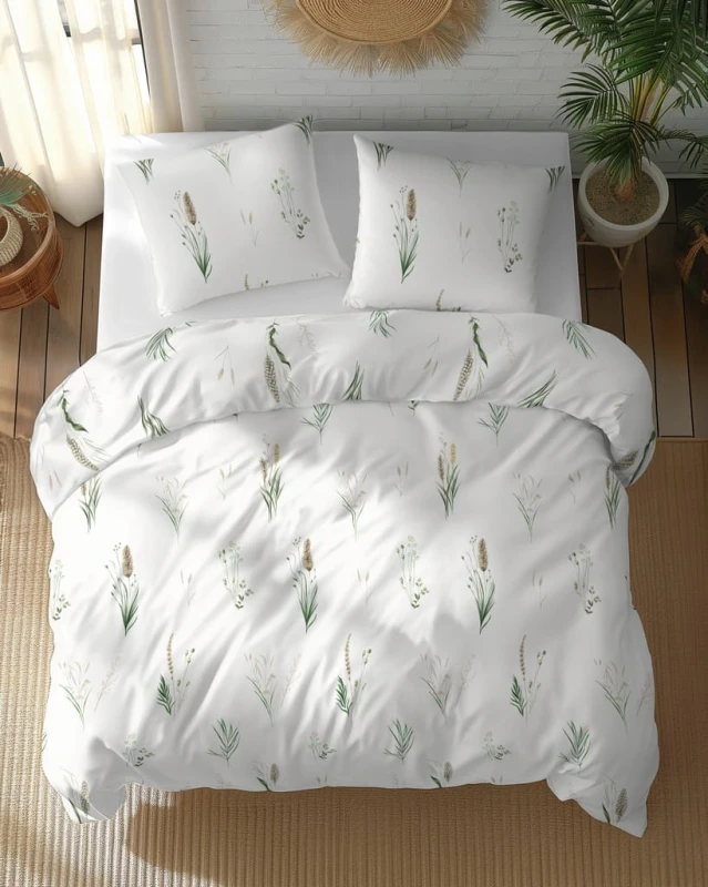 Pościel Bawełniana 160x200 + 2x70x80 Komplet 3cz 100% Bawełna