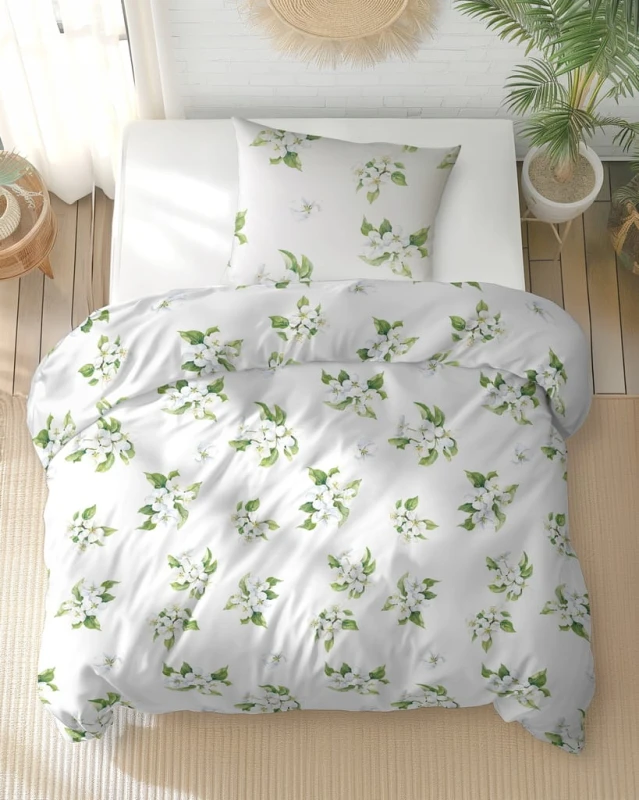 Pościel Bawełniana 160x200 + 2x70x80 Komplet 3cz 100% Bawełna