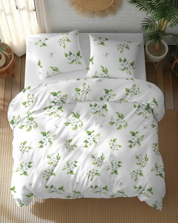 Pościel Bawełniana 160x200 + 2x70x80 Komplet 3cz 100% Bawełna
