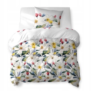 Pościel Bawełniana 160x200 + 2x70x80 Komplet 3cz 100% Bawełna